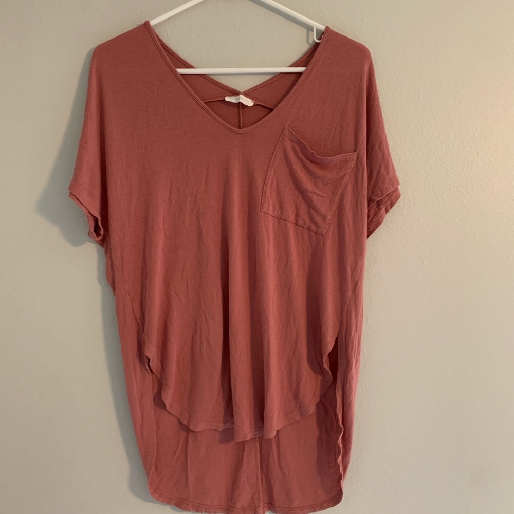 Nordstrom- Lush- pink top